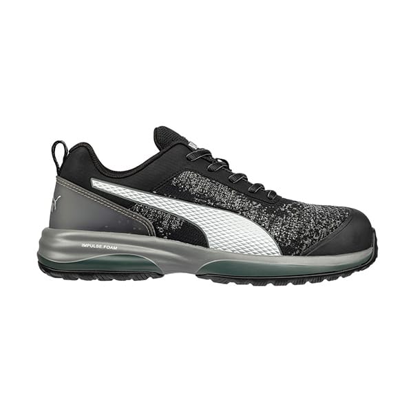 Baskets de sécurité basses Charge Puma Safety noir vue cote droit