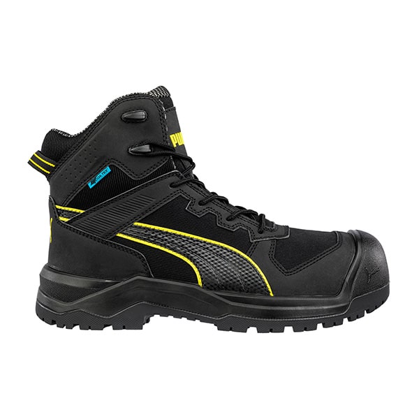 Baskets de sécurité montantes Rock HD CTX Puma Safety vue de cote droit noir