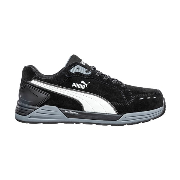 Chaussures de sécurité basses Airtwist Puma Safety vue de cote droit noir