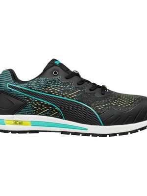 Chaussures de sécurité basses Vivic Puma Safety vue de cote droit noir