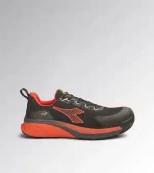 Chaussures de sécurité basses Vortext DA2 Diadora Utility noir rouge vue cote droit