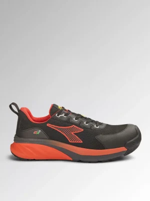 Chaussures de sécurité basses Vortext DA2 Diadora Utility noir rouge vue cote droit