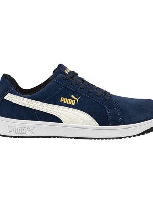 Chaussures de sécurité iconic Navy Low Puma Safety vue de cote droit