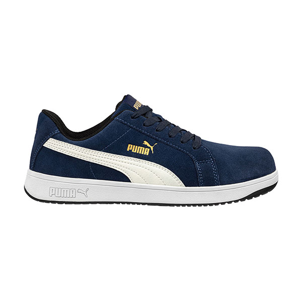 Chaussures de sécurité iconic Navy Low Puma Safety vue de cote droit
