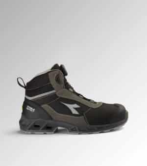 Chaussures de sécurité montantes Shark Impact en cuir Quick Diadora Utility vue cote droit