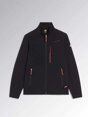 Softshell de travail Shadow Diadora Utility noir vue de face